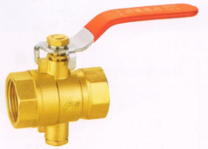 呂豐分水器球閥_LF217 黃銅測溫球閥 