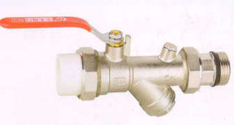 呂豐球閥_LF209A長柄PP-R帶過濾器活接球閥