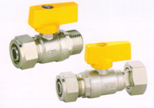 呂豐球閥_LF214 卡套式黃銅燃氣球閥（壁掛爐套件）