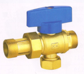 呂豐球閥_LF236卡套式黃銅三通活接球閥 