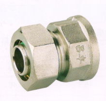 呂豐鋁塑管卡套式_LF302 鋁塑管卡套式-內絲直接