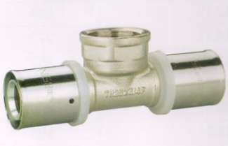 呂豐鋁塑管卡壓式_LF405鋁塑管卡壓式-內絲三通