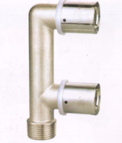 呂豐鋁塑管卡壓式_LF414鋁塑管卡壓式-F型三通