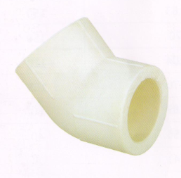 呂豐工程PP-R管件_LF607 PPR-45°等徑彎頭