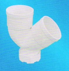 宏岳PVC_U排水管件__雙承存水彎（帶檢查口）