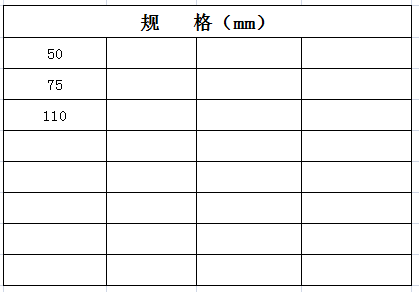 宏岳PVC_U排水管件__雙承存水彎（帶檢查口）規(guī)格