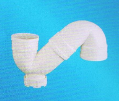  宏岳PVC_U排水管件__S型存水彎（帶檢查口）