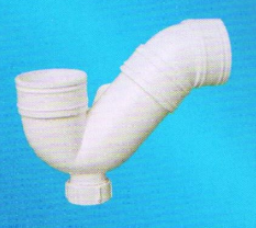 宏岳PVC_U排水管件__P型存水彎（帶檢查口）