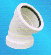 宏岳PVC_U消音管件__消音45°彎頭