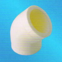 宏岳PP-R管材管件(白色、灰色、綠色)__45°彎頭