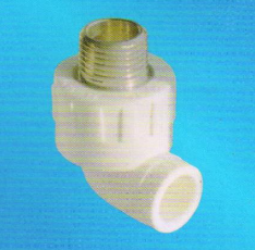 宏岳PP-R管材管件(白色、灰色、綠色)__外螺紋彎頭