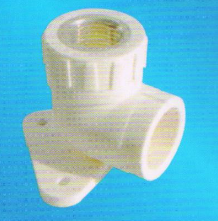 宏岳PP-R管材管件__帶座內螺紋彎頭