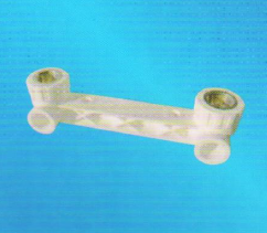 宏岳PP-R管材管件__雙聯帶座彎頭