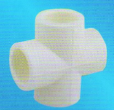  宏岳PP-R管材管件__正四通