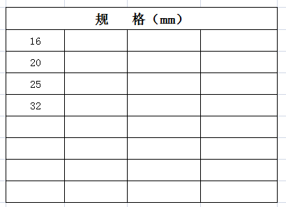 宏岳PB系列__PB管材規(guī)格