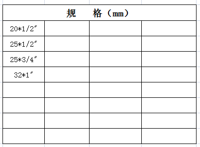 宏岳PB系列__外絲直接規格