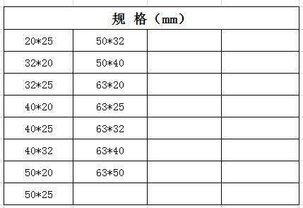 宏岳PE-RT管件_異徑直接規(guī)格