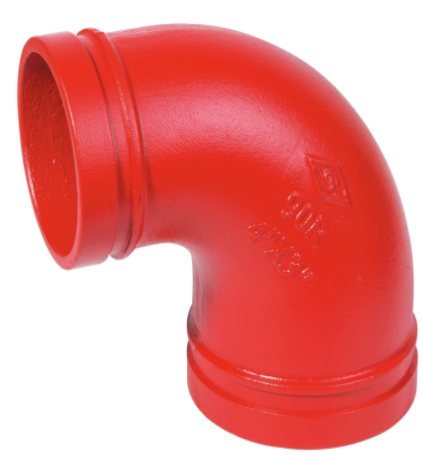 邁克溝槽管件_90度異徑彎頭,FIG#90R