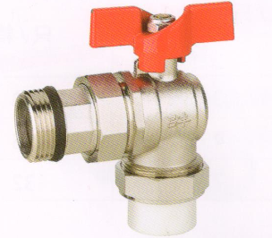 呂豐分水器閥門_LF258 PP-R角式活接球閥