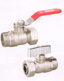 呂豐球閥_LF212M 卡套式黃銅外絲球閥