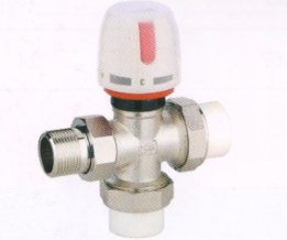 呂豐溫控閥_LF162 PP-R外絲活接三通閥(雙套)