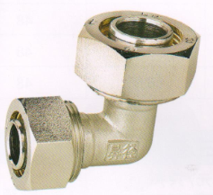 呂豐鋁塑管卡套式_LF312 鋁塑管卡套式-異徑彎頭