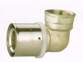 呂豐鋁塑管卡壓式_LF408鋁塑管卡壓式-內絲彎頭