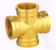 呂豐通用管件_LF714通用銅管件-四通