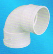 宏岳PVC_U排水管材管件__90°彎頭