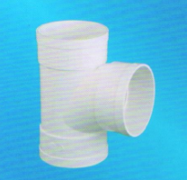 宏岳PVC_U排水管材管件__順水三通