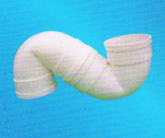 宏岳PVC_U排水管材管件__無(wú)口S彎