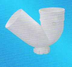 宏岳PVC_U排水管件__單承插存水彎（帶檢查口）