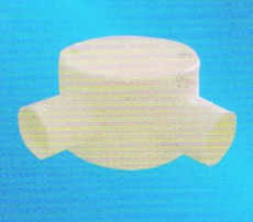 宏岳PVC_U阻燃管材管件__圓接線盒(曲通)