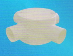 宏岳PVC_U阻燃管材管件__圓接線盒(四通)