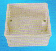 宏岳PVC_U阻燃管材管件__暗裝開關盒(帶活動腳)