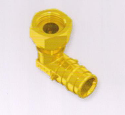 宏岳PE-Xa管材銅質(zhì)快易管件__內(nèi)螺紋活動(dòng)式彎頭