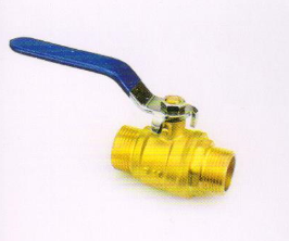 宏岳PE-Xa管材銅質快易管件__雙外螺紋球閥