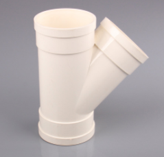 寶路七星PVC排水管管件__斜三通