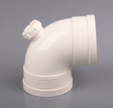 寶路七星PVC排水管管件__有口90度彎頭