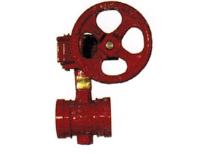 天津力字水暖閥門__ 溝槽蝶閥