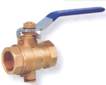 天津力字水暖閥門__測溫黃銅球閥(壓鑄)